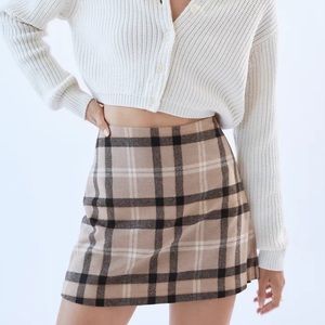 Aritzia Wilfred Plaid Skirt